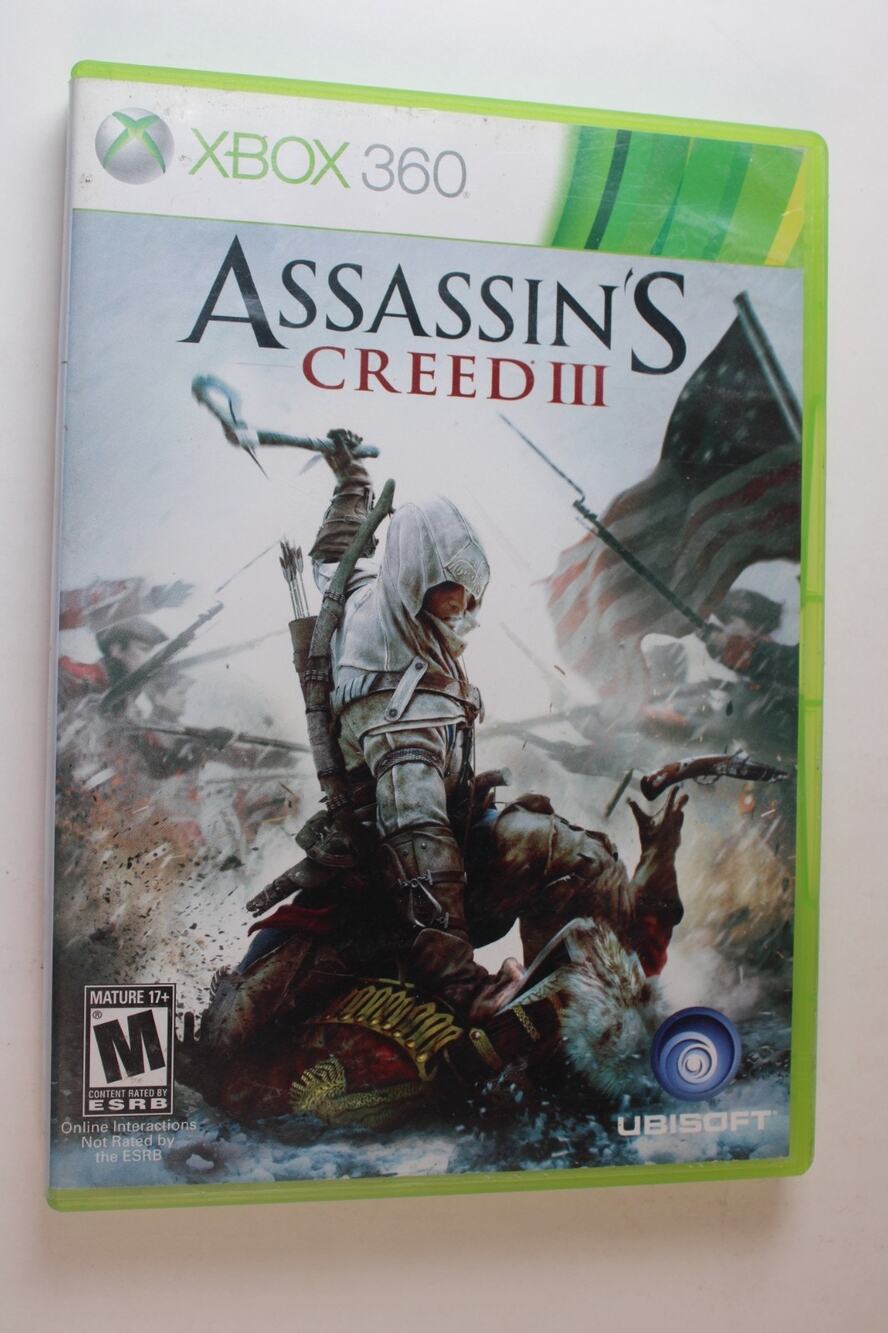 Assassin's Creed III (Microsoft Xbox 360) Authentic, Complete, Tested/works
